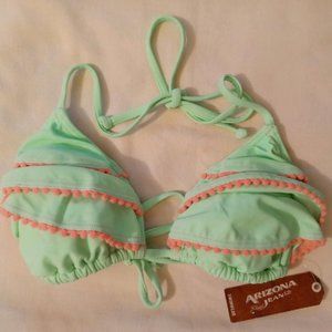 Arizona Jean Co. ruffle Bikini top size s - NWT